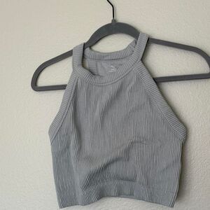 Aerie Women's Grey and Blue Vest